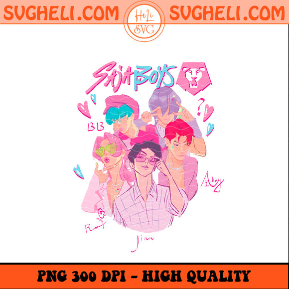 Saja Boys Team Anime Png Saja Boys KPop Demon Hunters Png