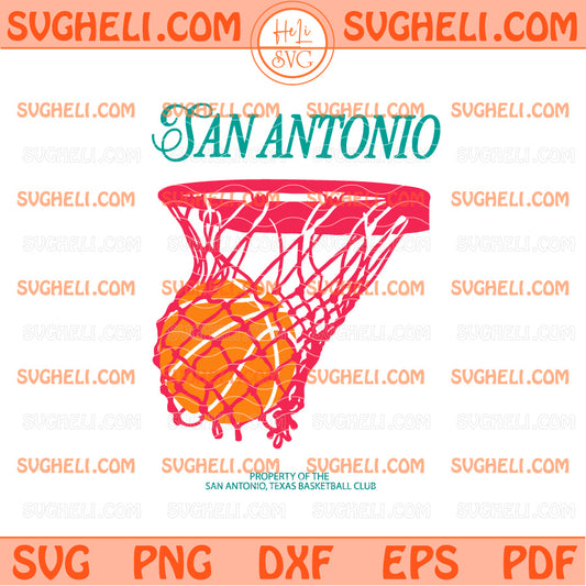 San Antonio Basketball Svg San Antonio Spurs MLB Svg