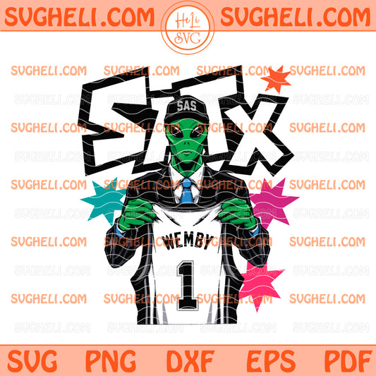 San Antonio Spurs Alien Basketball Svg Spurs NBA Fan Svg