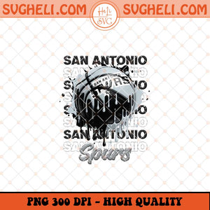 San Antonio Spurs Basketball Png NBA Basketball Png Sublimation Files