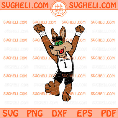 San Antonio Spurs Coyote Basketball Svg Spurs Basketball Svg