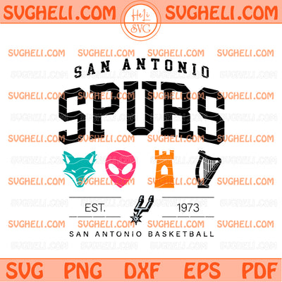 San Antonio Spurs Est 1973 Basketball Svg Spurs NBA Svg