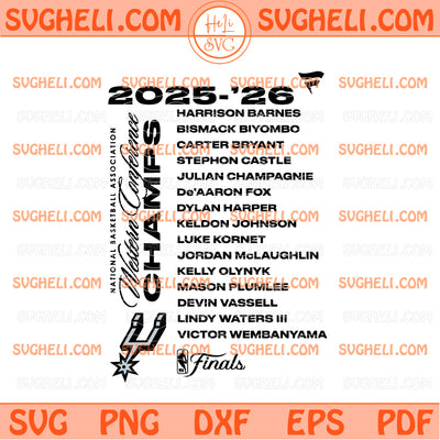 San Antonio Spurs Fanatics Heather Charcoal 2026 Western Svg