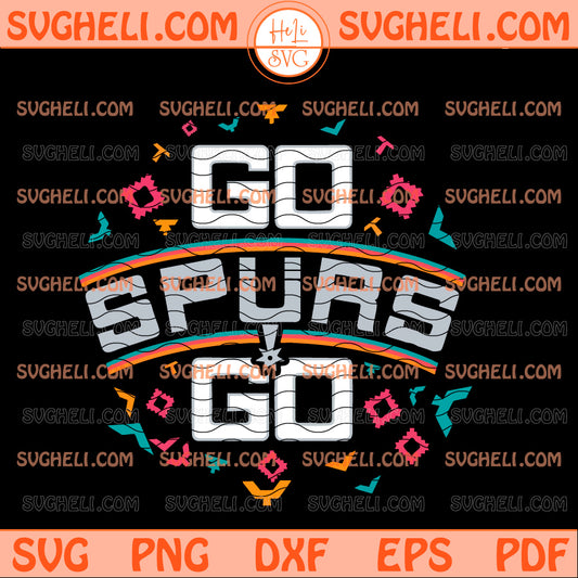 San Antonio Spurs Go Go Playoffs 2026 Svg Spurs NBA Svg