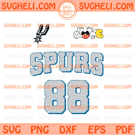 San Antonio Spurs Mickey NBA Basketball Svg Spurs NBA Svg