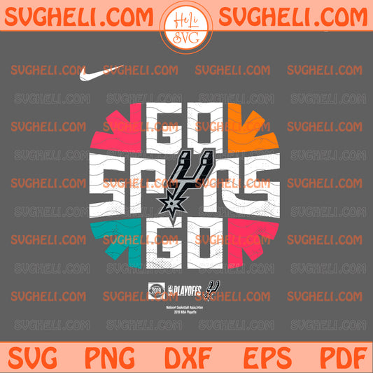 San Antonio Spurs Nike 2019 NBA Playoffs Svg Spurs NBA Svg