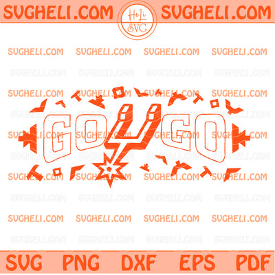 San Antonio Spurs Playoff NBA Go Spurs Go 2026 Svg