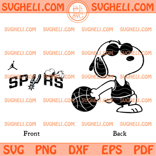 San Antonio Spurs Snoopy Night 2026 Peamuts NBA Champs Svg