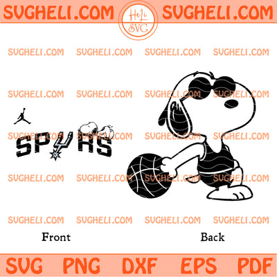 San Antonio Spurs Snoopy Night 2026 Peamuts NBA Champs Svg