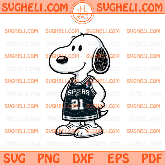 San Antonio Spurs Snoopy Svg NBA Spurs Snoopy Svg