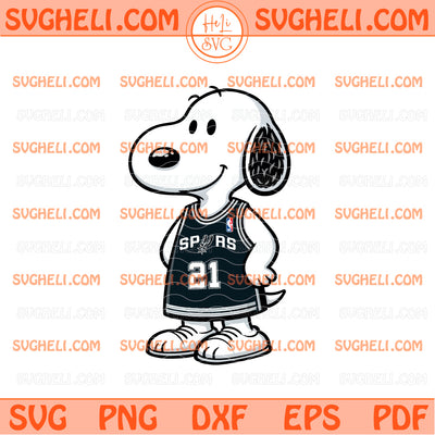 San Antonio Spurs Snoopy Svg NBA Spurs Snoopy Svg