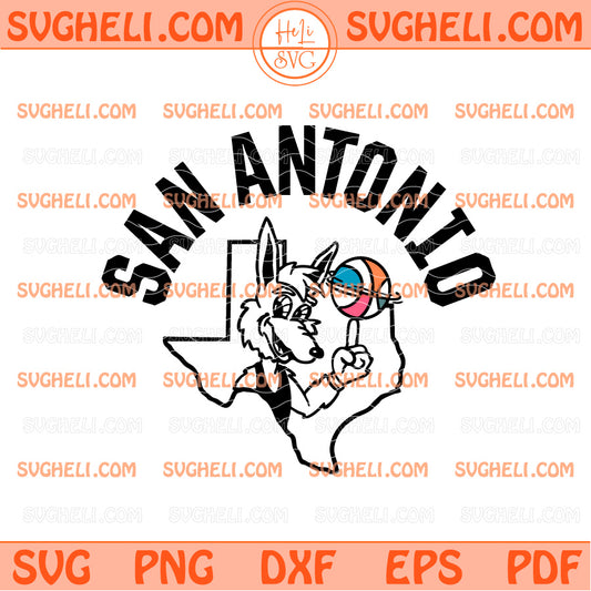 San Antonio Spurs The Coyote Svg San Antonio Spurs Svg