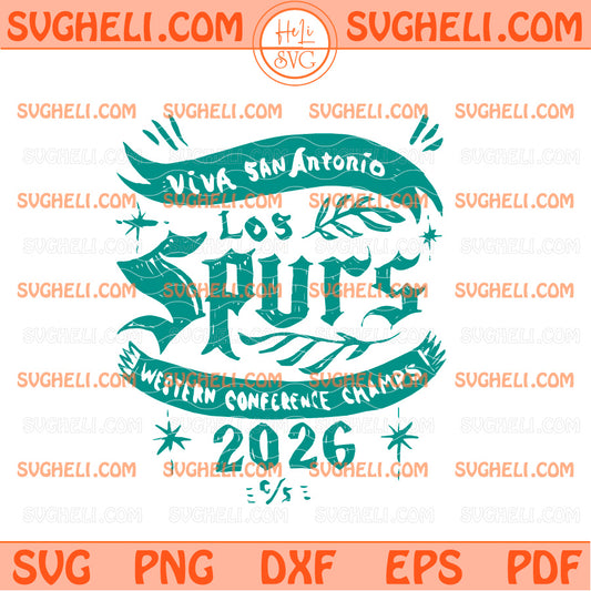 San Antonio Spurs Viva San Antonio Los Spurs Western Svg