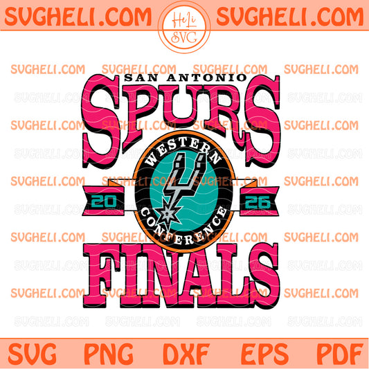 San Antonio Spurs Western Conference Finals 2026 Svg