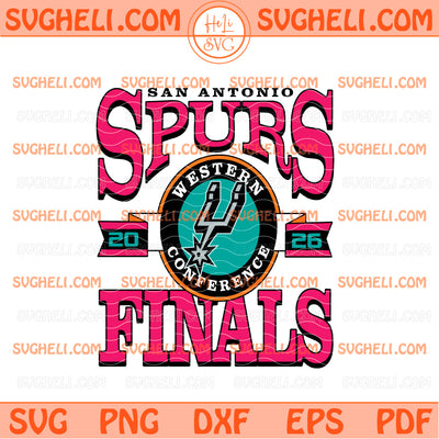 San Antonio Spurs Western Conference Finals 2026 Svg