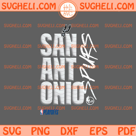 San Antonio Spurs basketball 2026 NBA Playoff Logo Svg