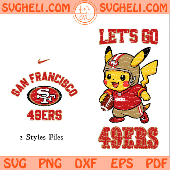 San Francisco 49ers Pokemon NFL Svg San Francisco 49ers Svg