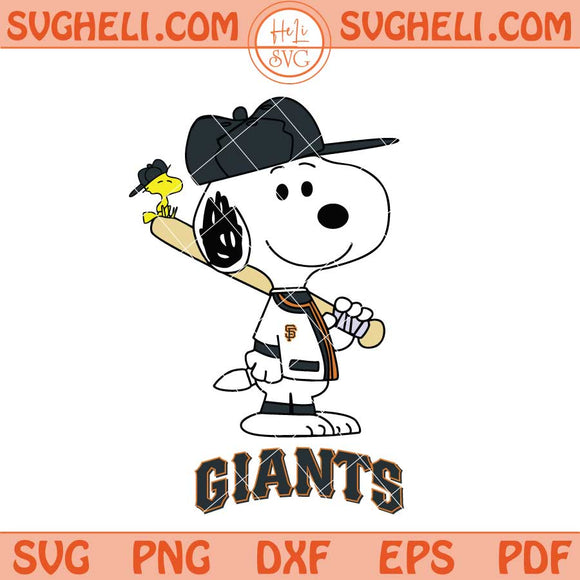 San Francisco Giants Snoopy Baseball Svg Giants MLB Svg Png Dxf Eps