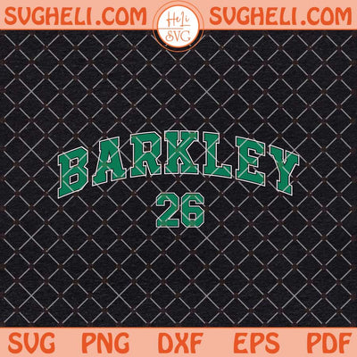 Saquon Barkley 26 Svg Barkley Philadelphia Eagles Football Svg Png Dxf Eps Files