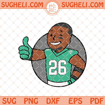 Saquon Barkley 26 Svg Eagles Running Back Boy Svg Png Dxf Eps Files