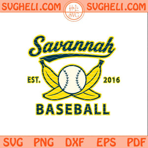 Savannah Bananas Baseball Svg Savannah Bananas Logo Svg Png Dxf Eps Files