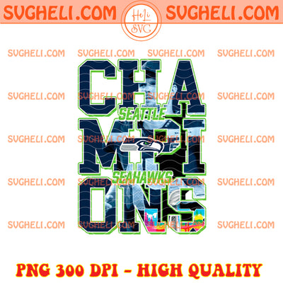 Seahawks Champions Super Bowl LX Sunday February 8 2026 Png