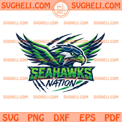 Seahawks Nation Svg Seahawks Head Svg Seahawks Svg