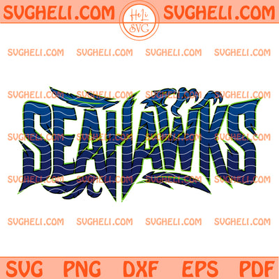 Seahawks Typography Svg Seattle Seahawks Svg Seahawks Svg