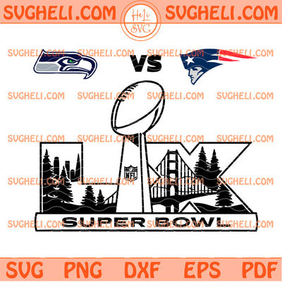 Seahawks VS Patriot Super Bowl LX 2026 Svg SuperBowl LX Svg