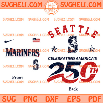 Seattle Mariners America 250th Anniversary 2026 Svg