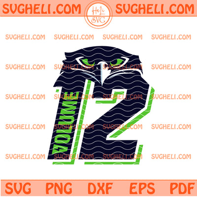 Seattle Seahawks 12 Svg Seattle Seahawks Text Football Svg
