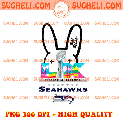 Seattle Seahawks Bad Bunny Super Bowl LX 2026 Png