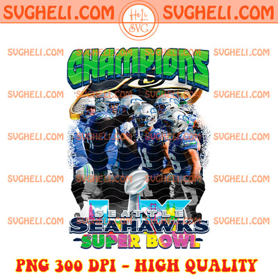 Seattle Seahawks Champions 2026 Trophy Team Png