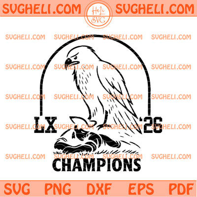 Seattle Seahawks Championship Victory SuperBowl 2026 Svg