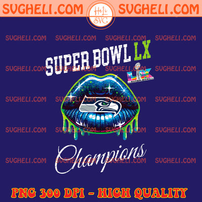 Seattle Seahawks Lips Png Seahawks Super Bowl LX Png