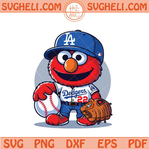 Sesame Street Dodgers Baseball Svg Los Angeles Dodgers Svg Png Dxf Eps Files