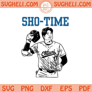 Shohei Ohtani Svg Sho Time Baseball Svg LA Dodgers Svg Png Dxf Eps Files