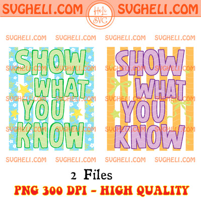 Show What You Know Floral Stripe Test Day Png Test Day Png