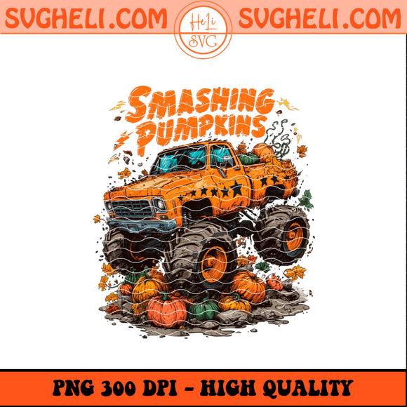 Smashing Pumpkins Monster Truck Png Pumpkin Smasher Png