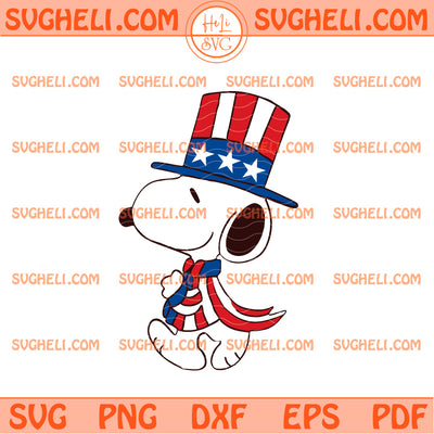 Snoopy 4th Of July Svg Independence Day Snoopy Svg