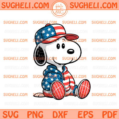 Snoopy 4th of July Svg Snoopy USA 250th Anniversary Svg