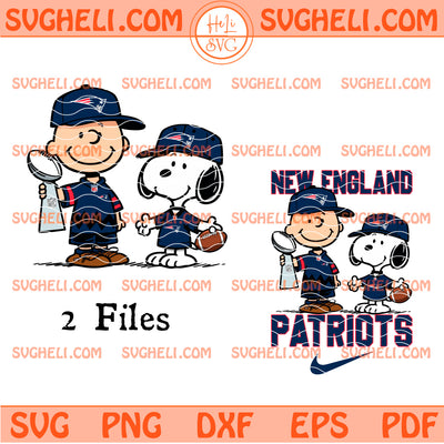 Snoopy And Charlie Brown Patriots Champions LX 2026 Svg
