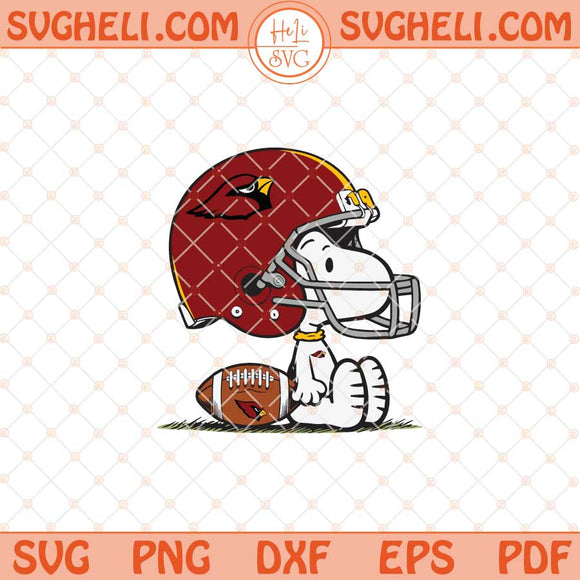 Snoopy Arizona Cardinals Football Svg Snoopy Football Svg Png Dxf Eps Files