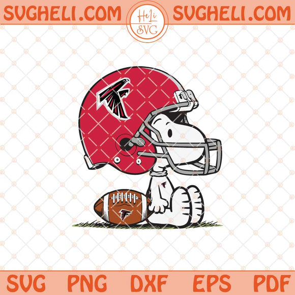 Snoopy Atlanta Falcons Football Svg Snoopy Football Svg Png Dxf Eps Files