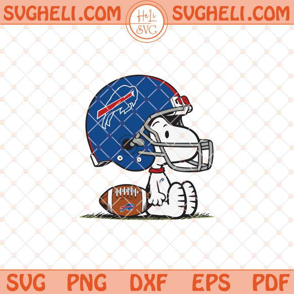 Snoopy Buffalo Bills Football Svg Snoopy Football Svg Png Dxf Eps Files