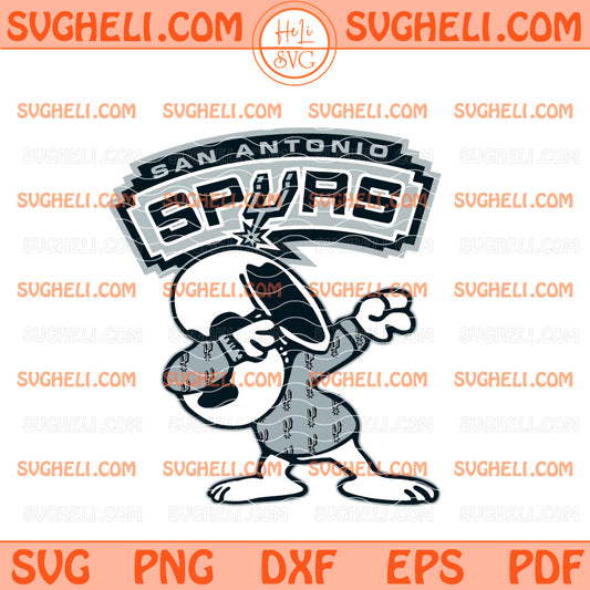 Snoopy Dabbing San Antonio Spurs Basketball Svg Spurs Svg
