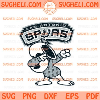 Snoopy Dabbing San Antonio Spurs Basketball Svg Spurs Svg