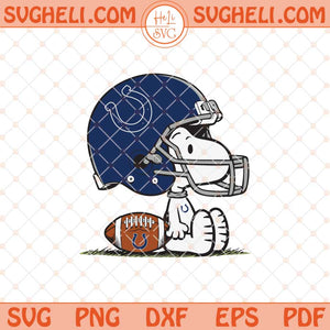 Snoopy Indianapolis Colts Football Svg Snoopy Football Svg Png Dxf Eps Files