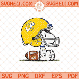 Snoopy Los Angeles Rams Football Svg Snoopy Football Svg Png Dxf Eps Files