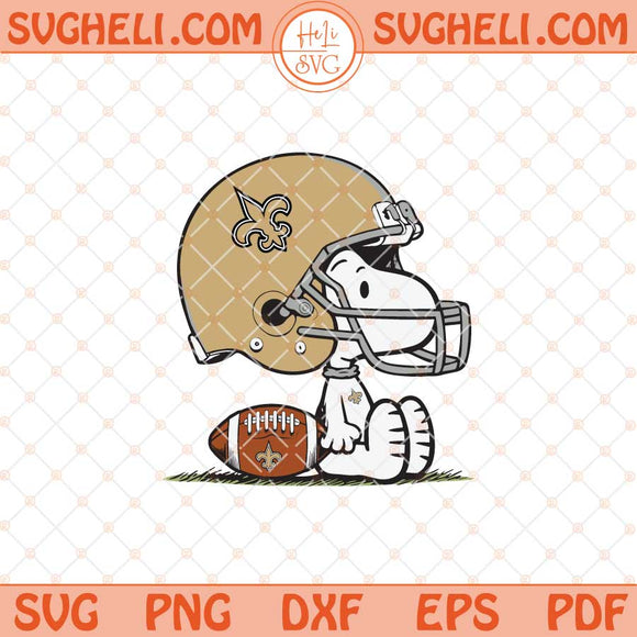 Snoopy New Orleans Saints Football Svg Snoopy Football Svg Png Dxf Eps Files